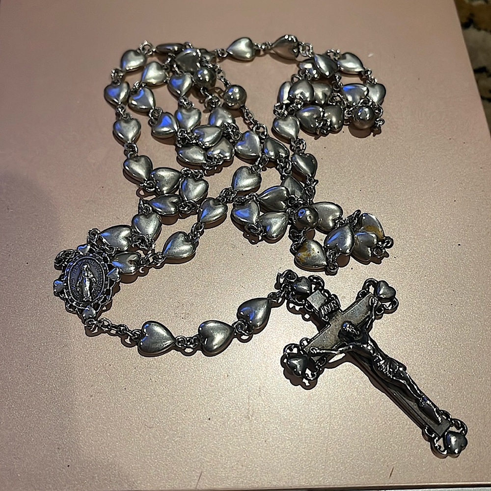 Solid Sterling Silver Rosary